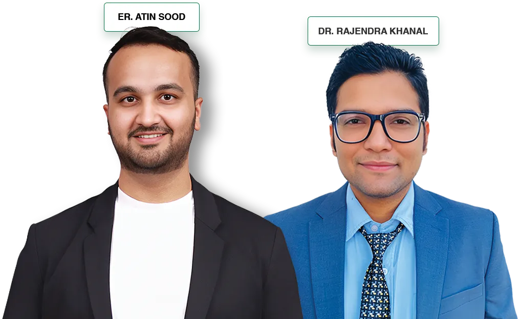 BU Alumni - Er. Atin Sood and Dr. Rajendra Khanal